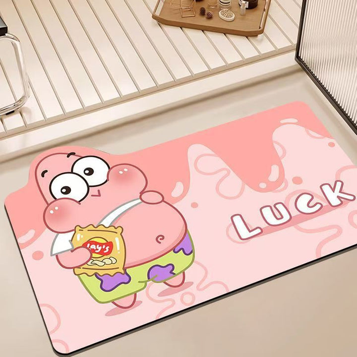Cartoon Character Themed Bath Mat Stornfield