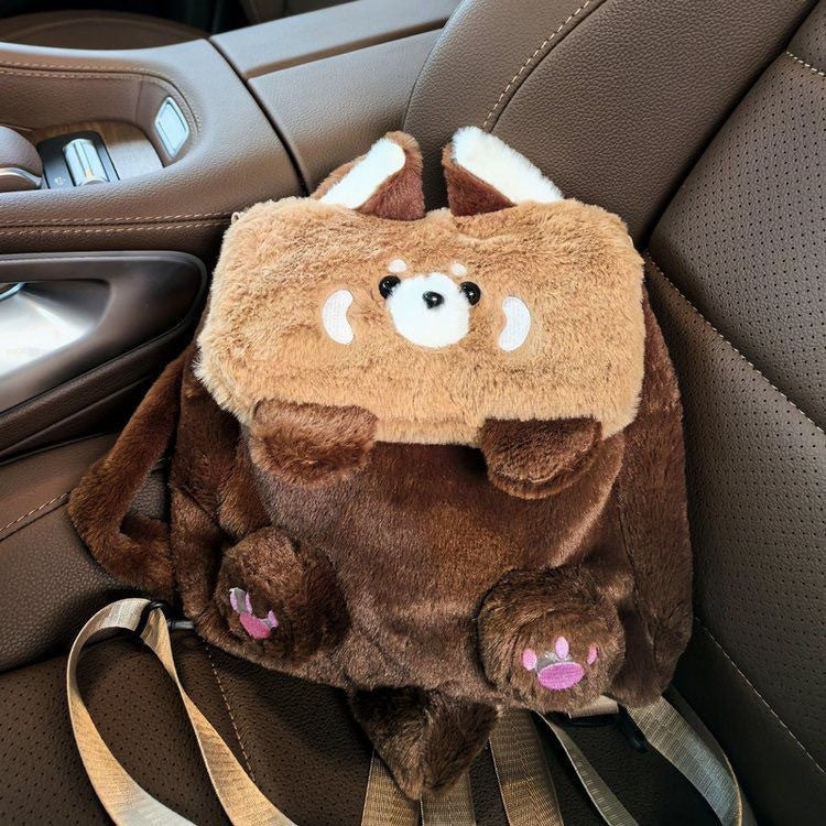 Plush Backpack with Cute Animal Design Stornfield