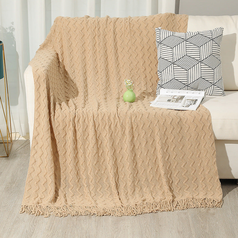 Home Decorative Woven Throw Blanket
