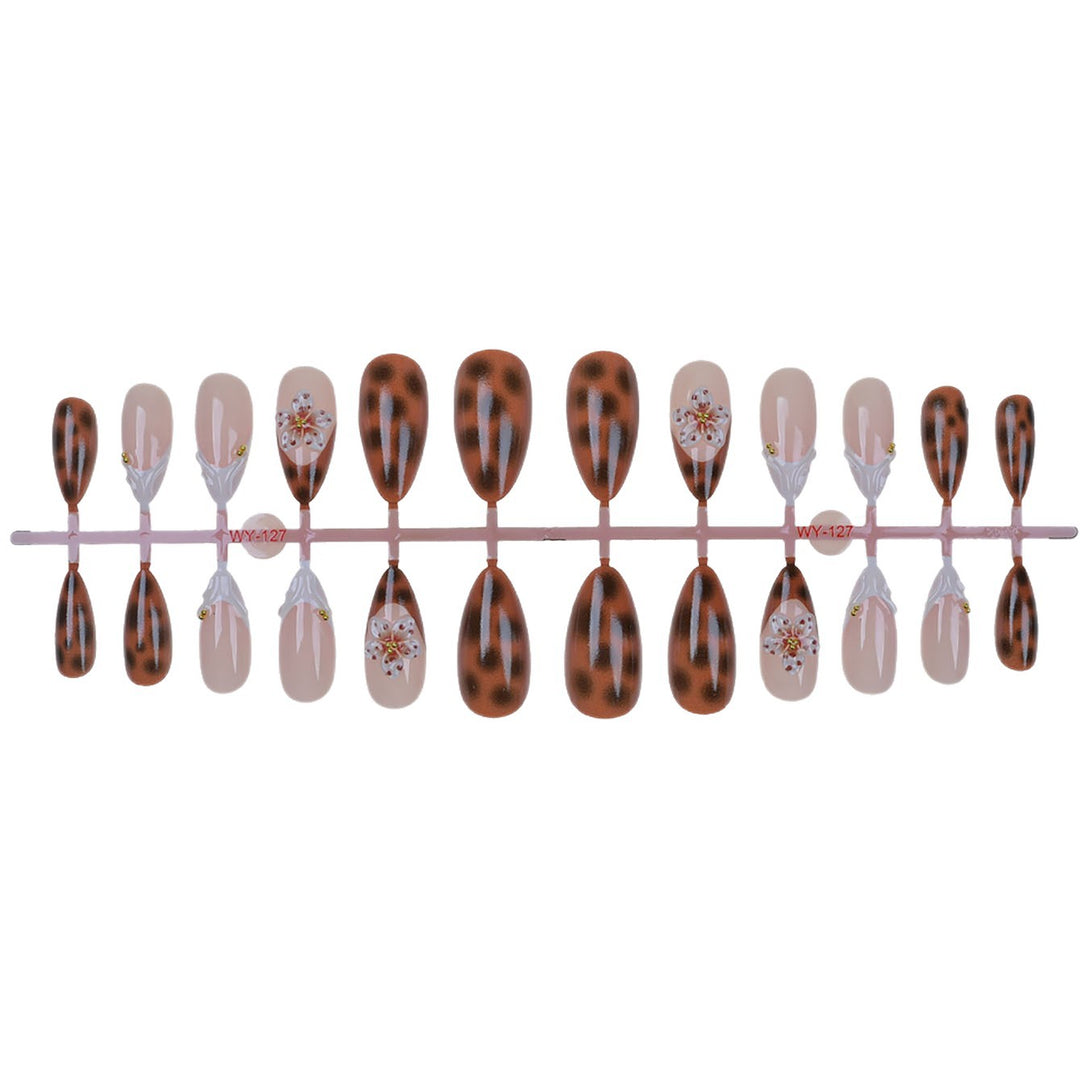Elegant Floral Press-On Nail Art Kit Stornfield