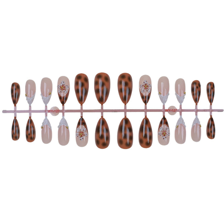 Elegant Floral Press-On Nail Art Kit Stornfield