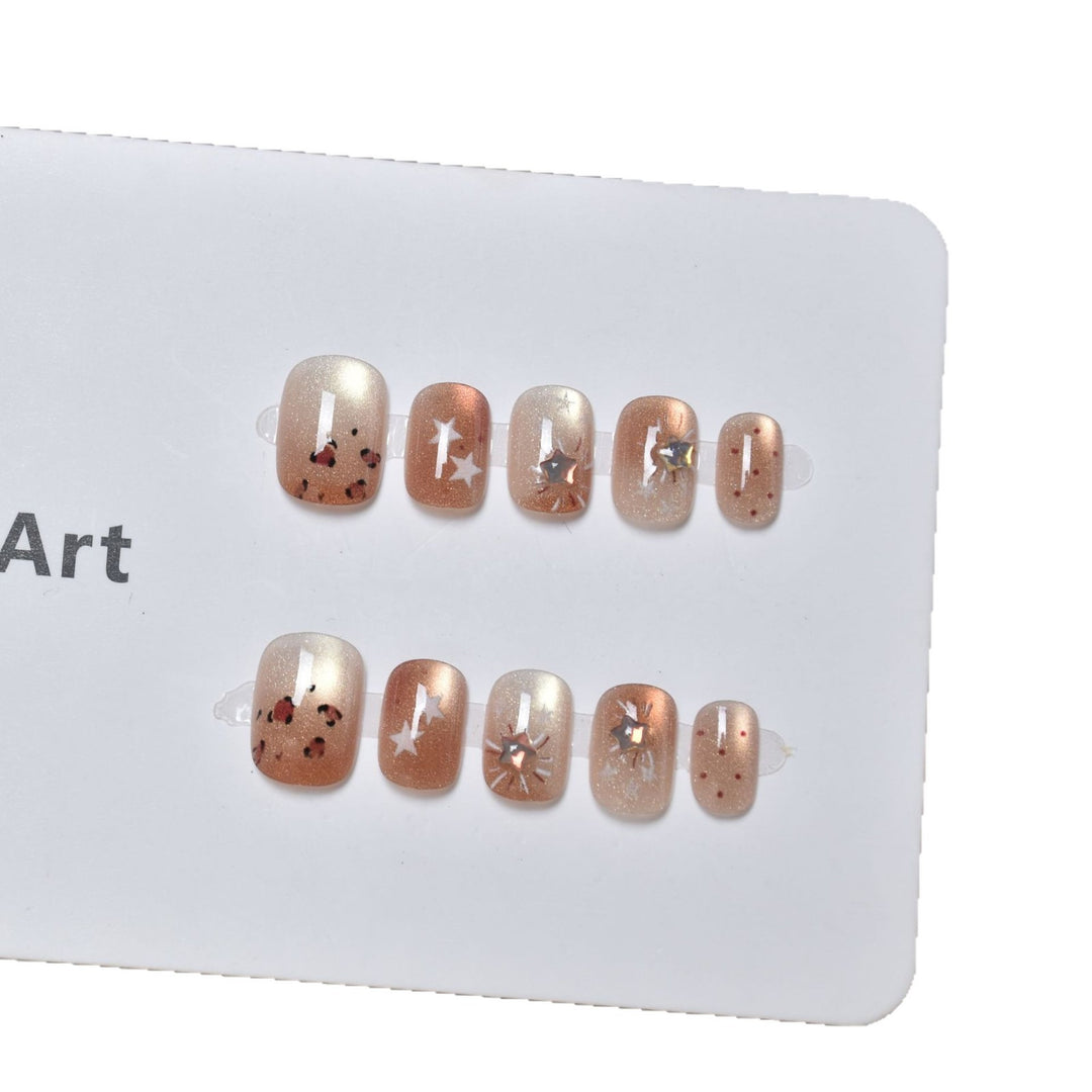 Artisan Floral Press-On Nail Set Stornfield