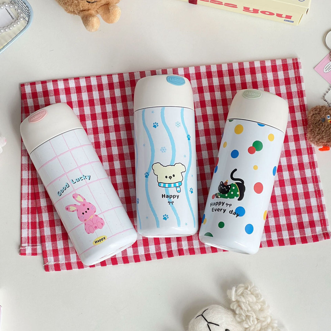 Women Insulated Water Bottle with Playful Animal Design Stornfield
