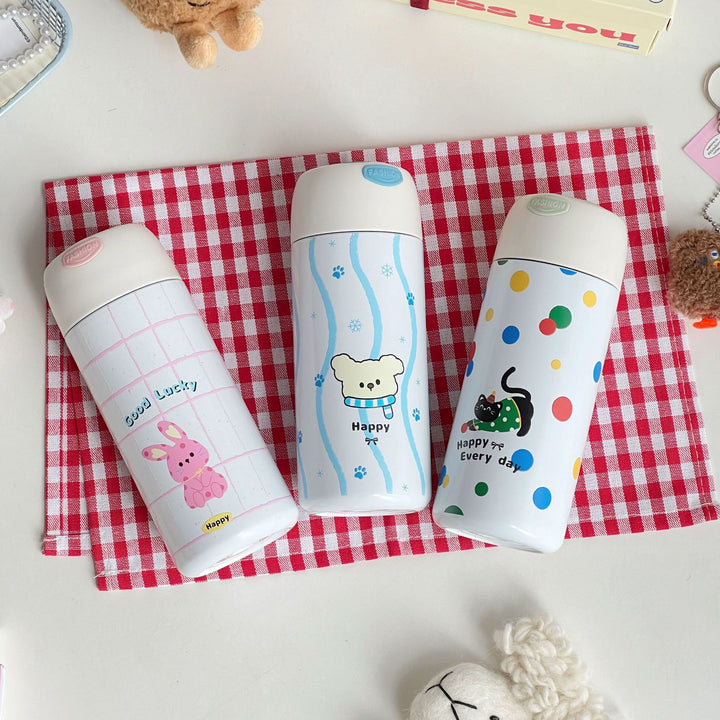 Women Insulated Water Bottle with Playful Animal Design Stornfield