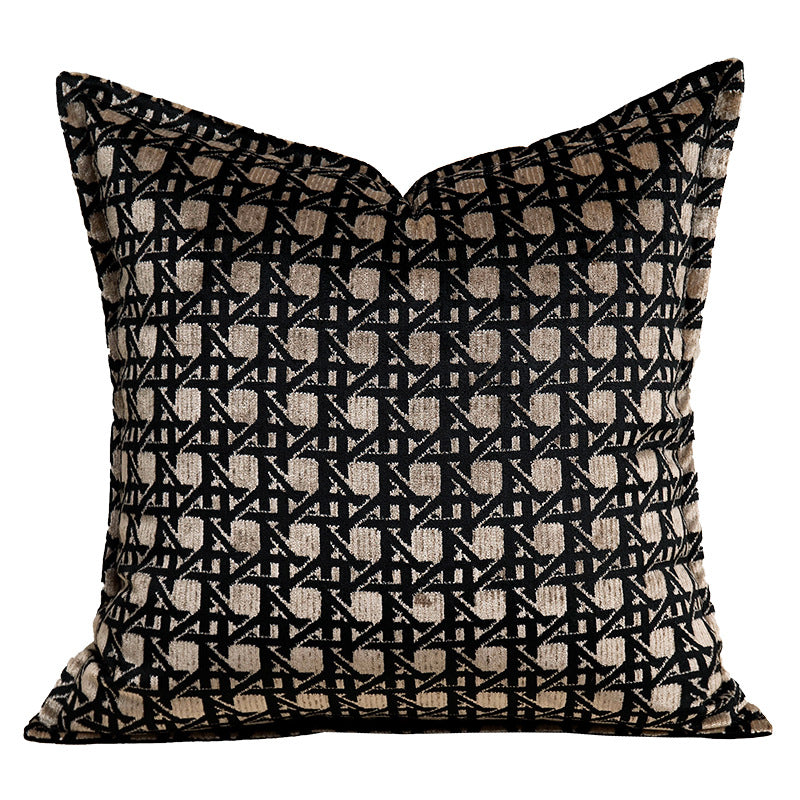 Artistic Leopard Embroidered Decorative Cushion Cover