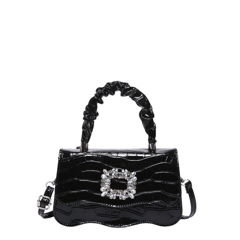 Glamorous Crocodile Texture Evening Handbag Stornfield