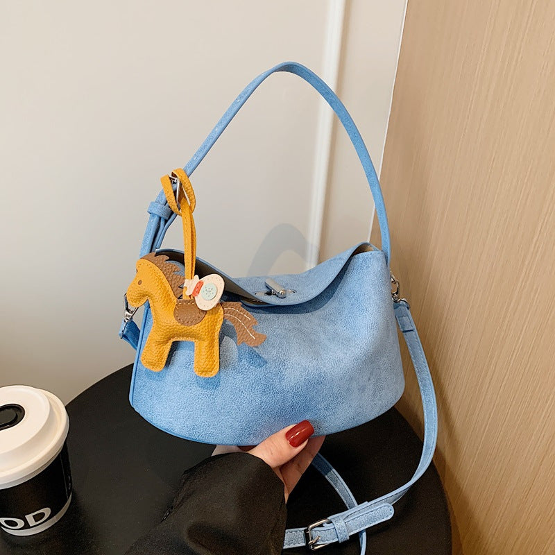 Elegant Soft-Suede Shoulder Bag Stornfield