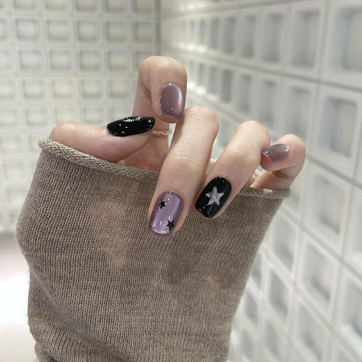 Stylish Star Design Artificial Nails Stornfield