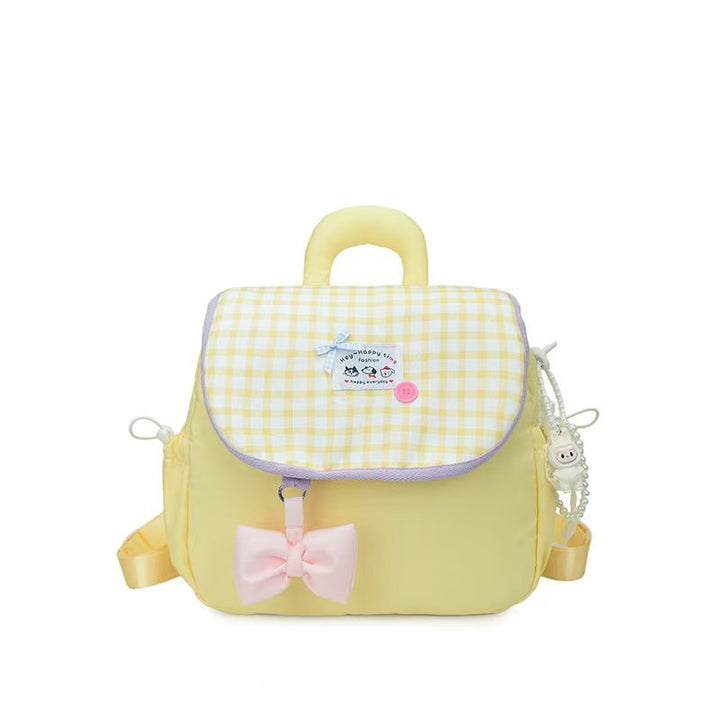 Heart-Patterned Mini Backpack Stornfield