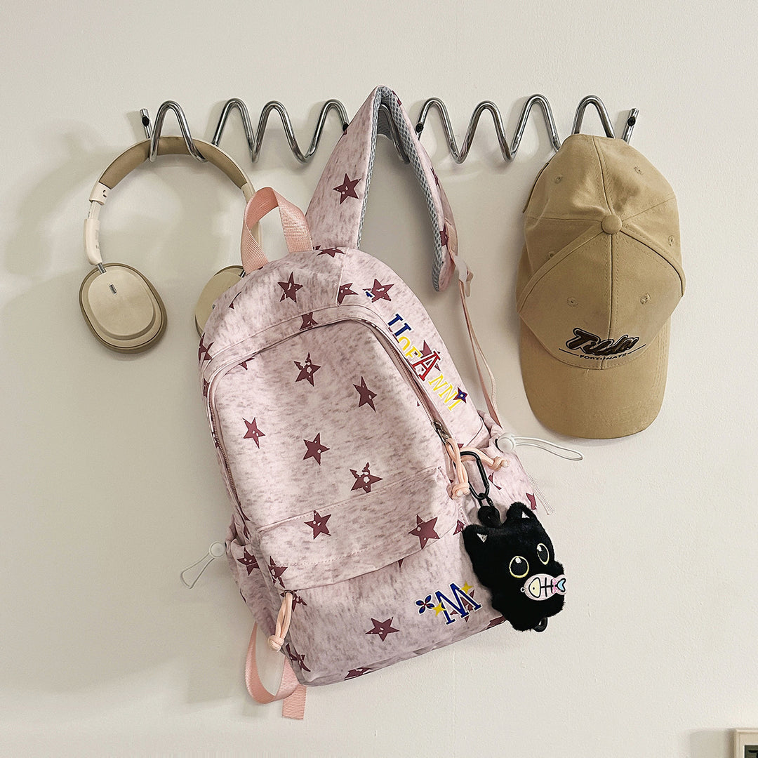 Star-Embellished Everyday Backpack Stornfield