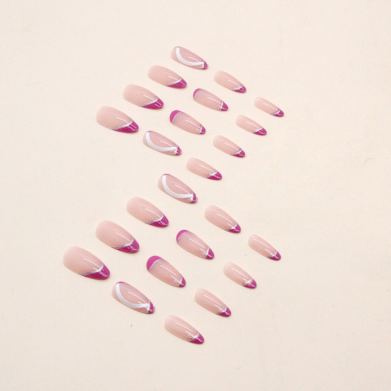 Creative artistic nails with stylish design
