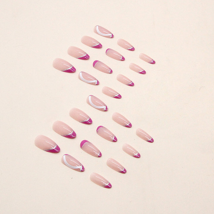 Creative artistic nails with stylish design