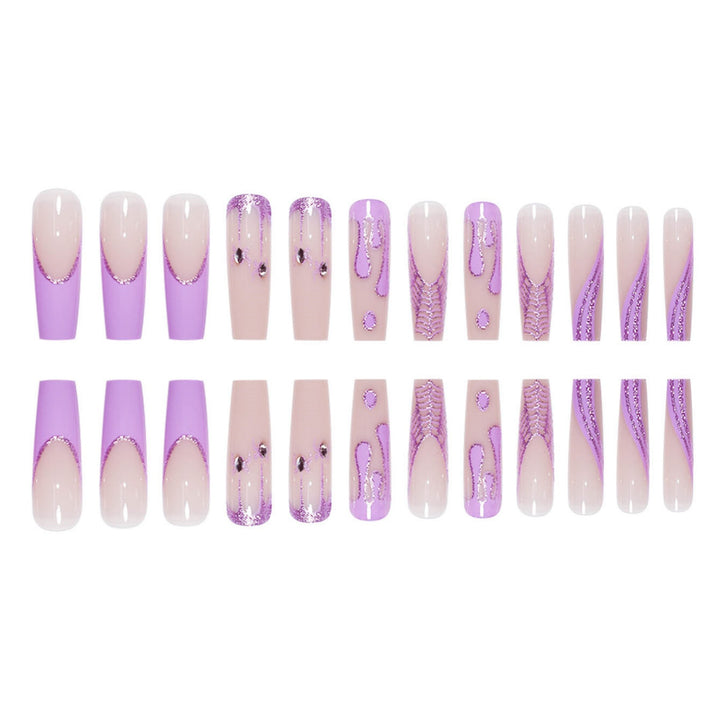 Glamorous Decorative Press-On Nail Extensions Stornfield