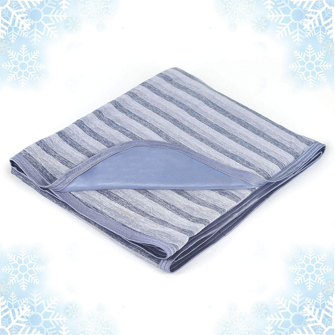Women Soft and Breathable Striped Fleece Blanket Stornfield