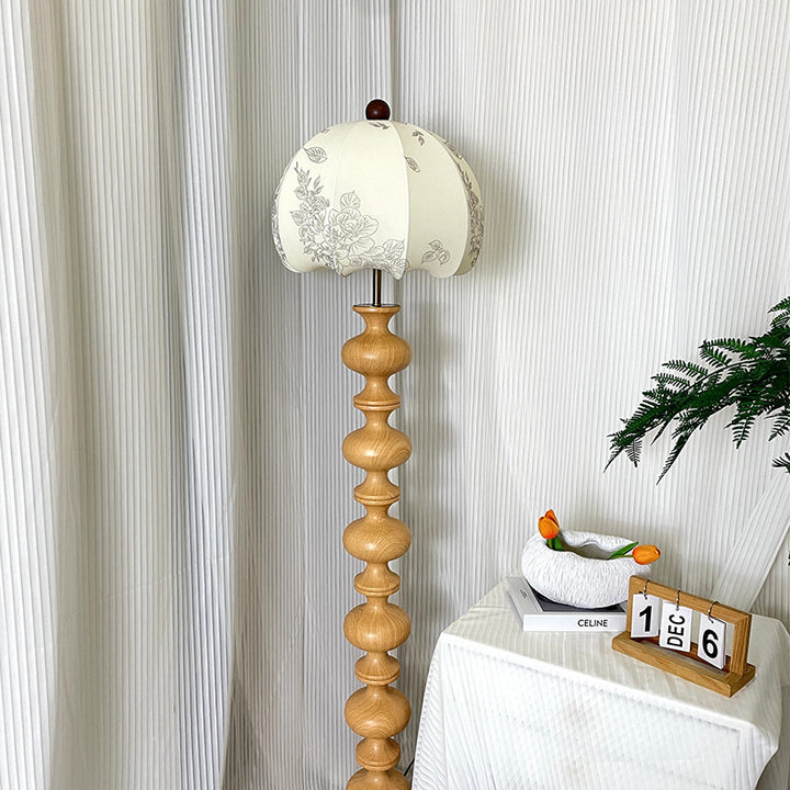 Elegant Floral Console Lamp