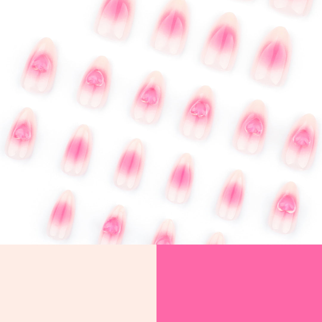 Artistic Nail Extensions with Rose Design Stornfield