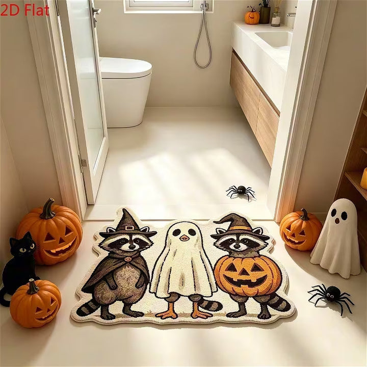 Halloween-Themed Fun Bath Mat