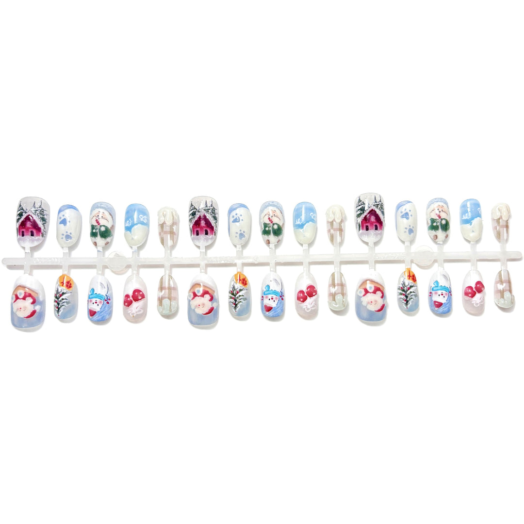 Seasonal Themed Press-On Nail Art Set