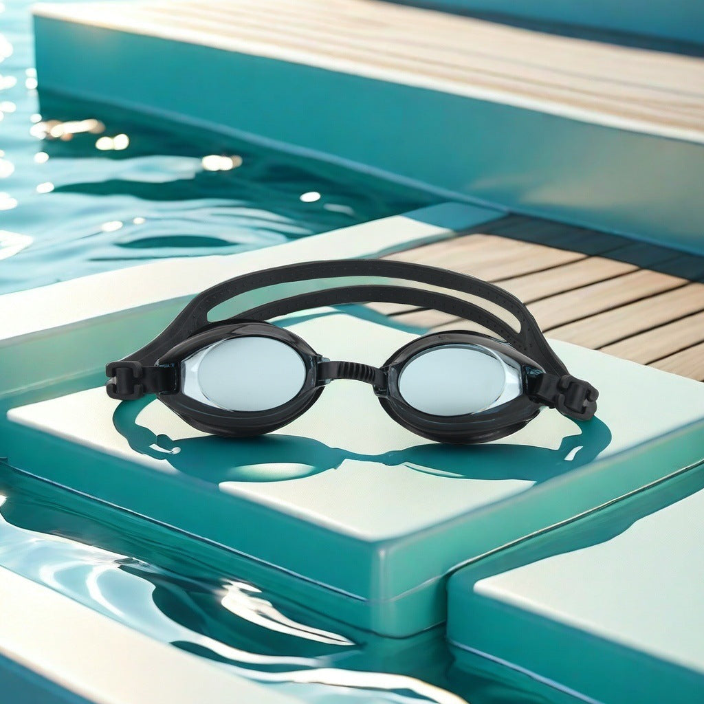 Swim goggles with scratch-resistant lenses and adjustable headstrap Stornfield