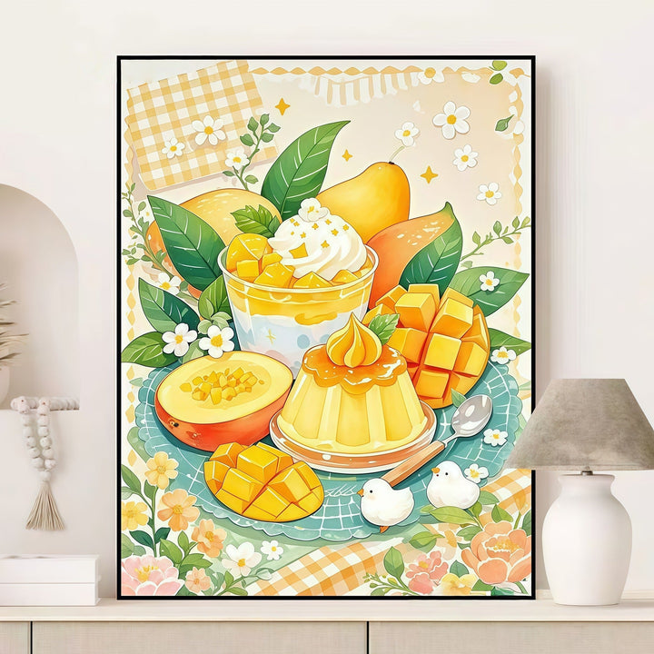 Fruity Dessert-Themed Canvas Art Print Stornfield