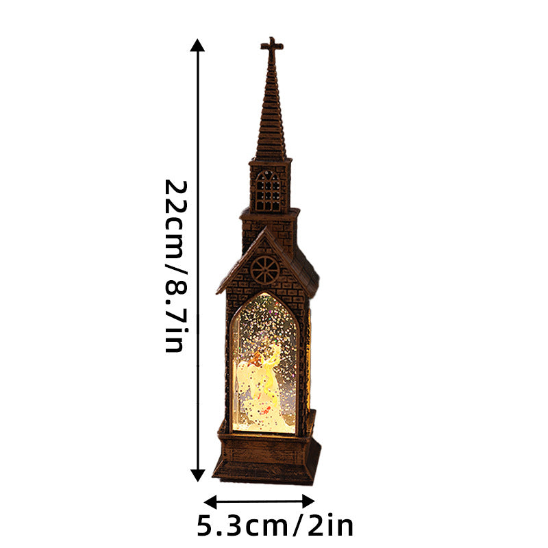 Illuminated Christmas Church Decoration Stornfield