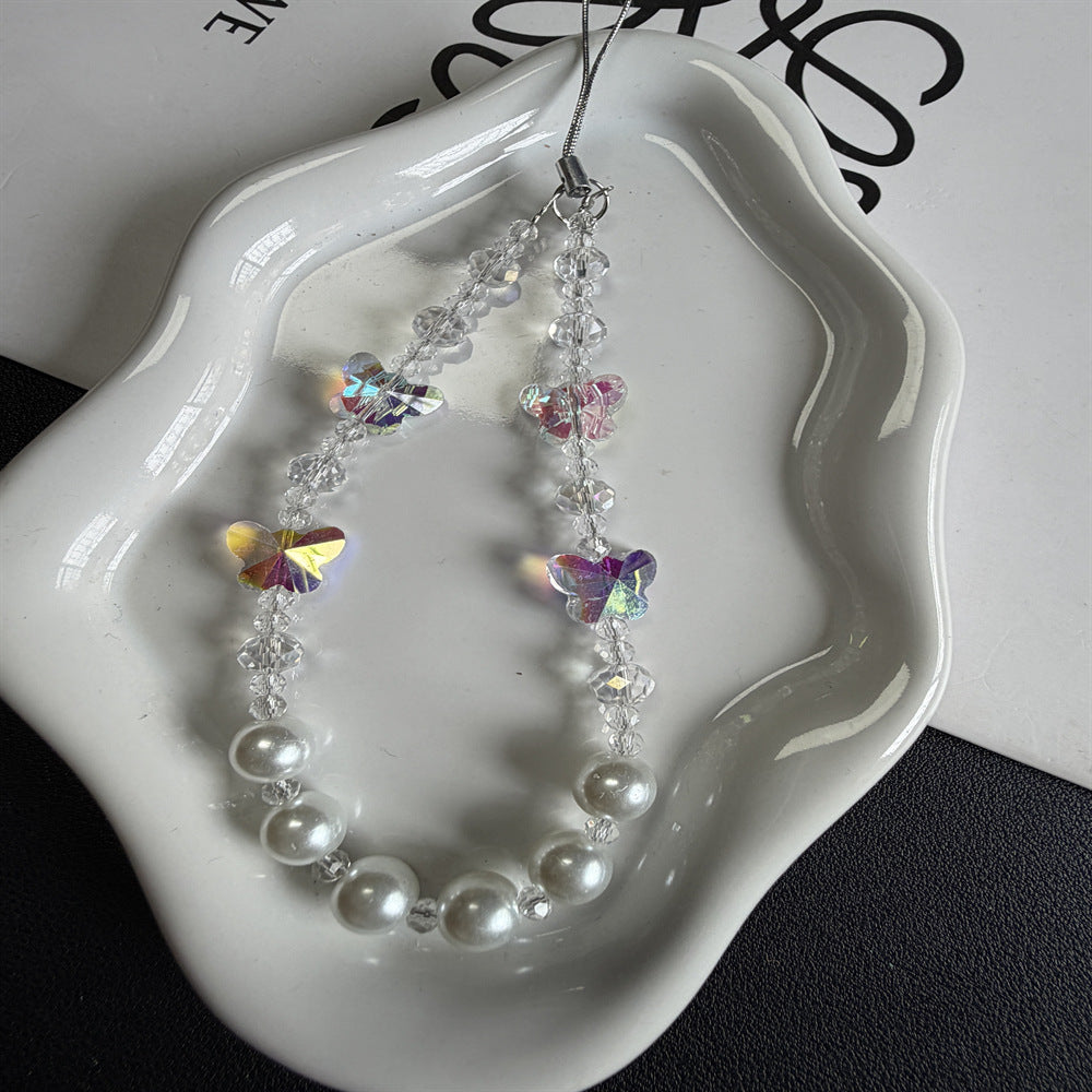 Decorative Butterfly Beaded Eyewear Chain Stornfield