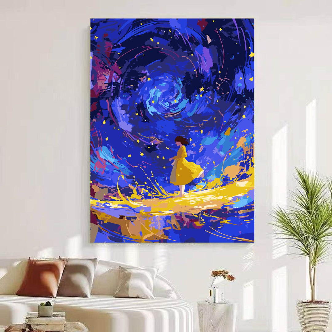 Dreamy Cosmic Landscape Wall Art Stornfield