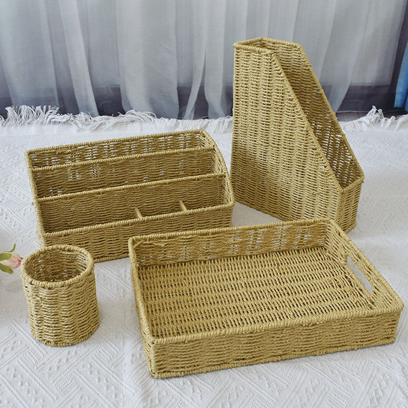 Elegant Woven Storage Tray Stornfield