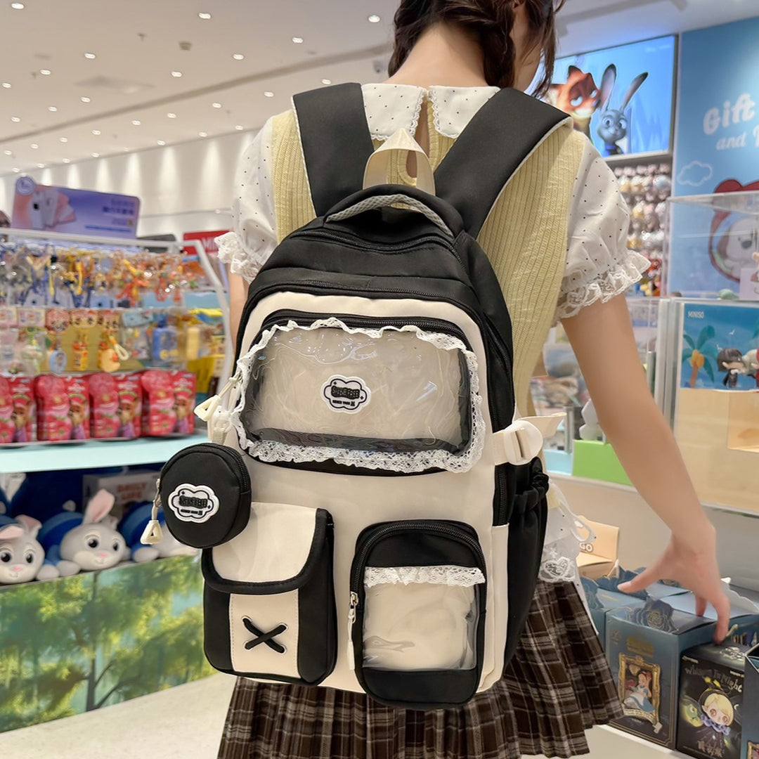 Cute Decorative Multi-Pocket Backpack Stornfield