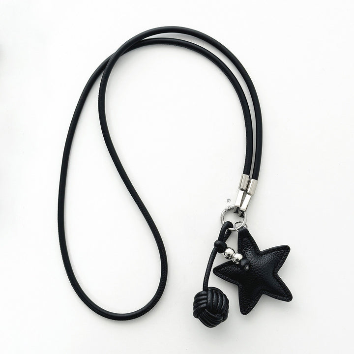 Star-Shaped Leather Phone Lanyard Stornfield