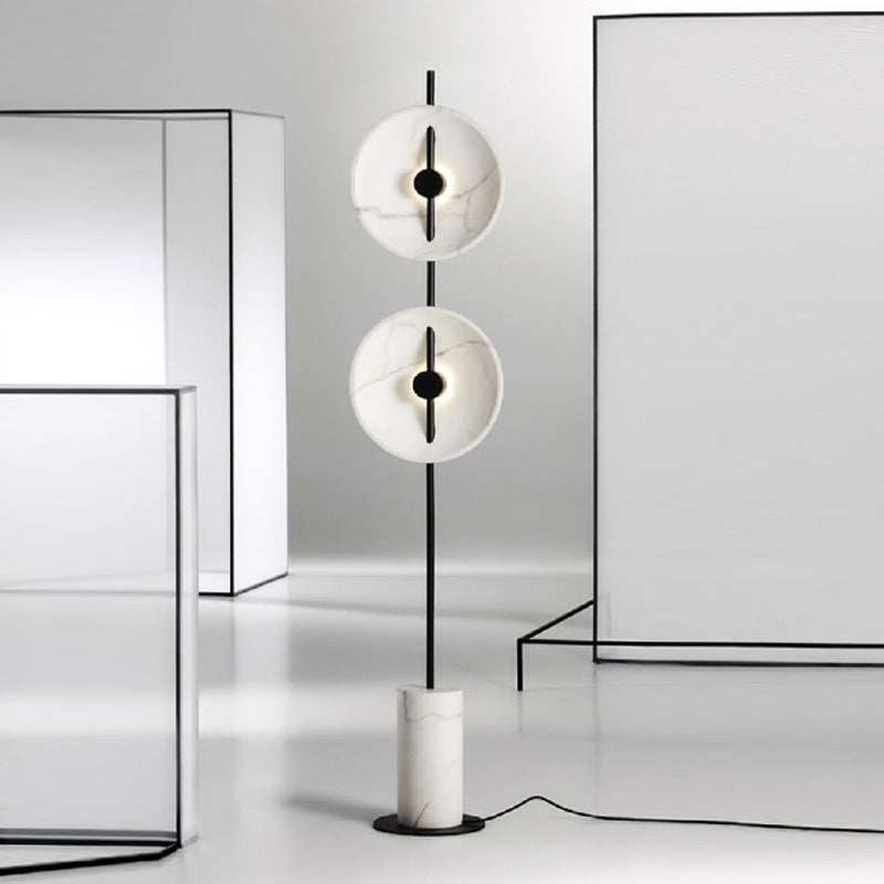 Modern Double Sphere Floor Lamp