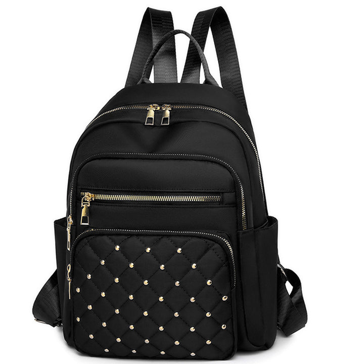 Women's Quilted Backpack with Decorative Studs Stornfield