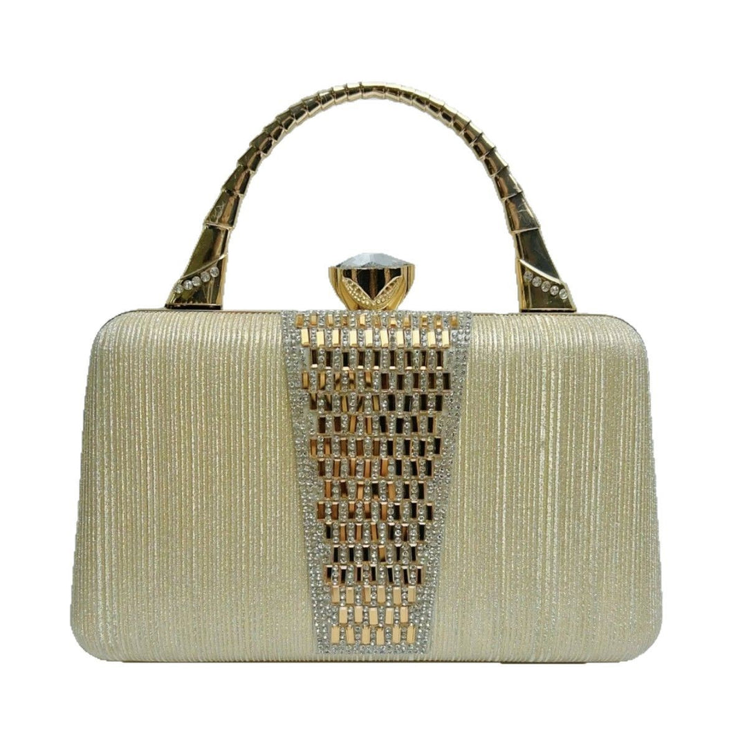 Evening Handbag with Crystal Detailing