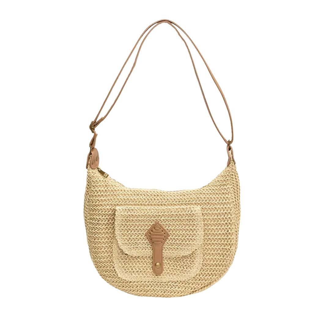Shoulder bag with leather accents Stornfield