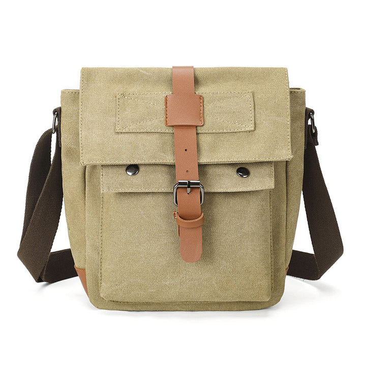 Vintage-Inspired Canvas Messenger Bag Stornfield