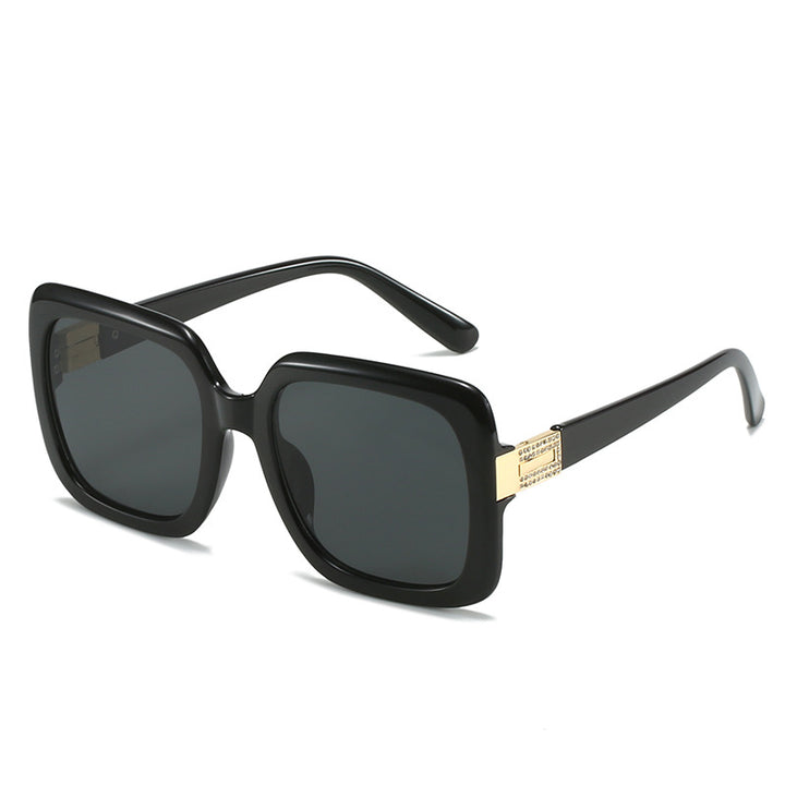 Women's elegant oversized sunglasses with luxurious metal accents Stornfield