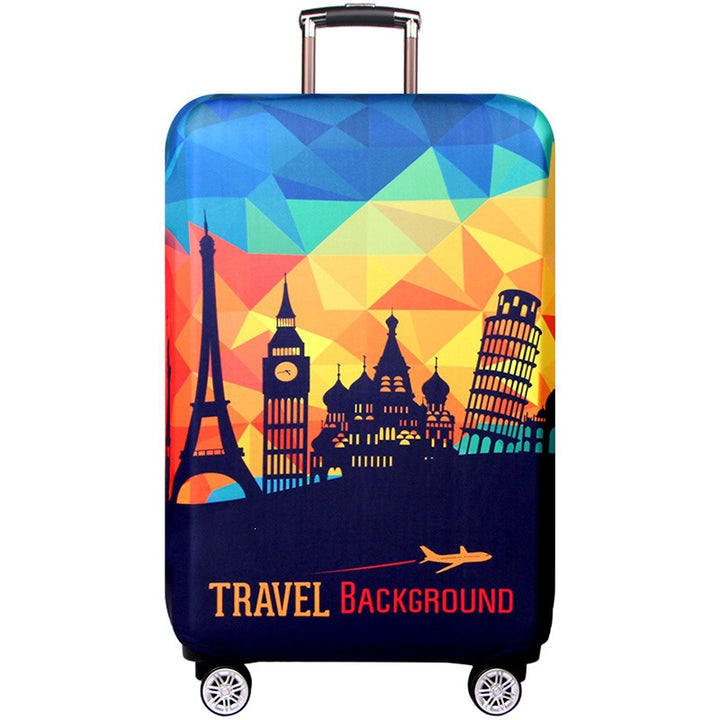 Ladies hard shell suitcase with elegant pattern print Stornfield