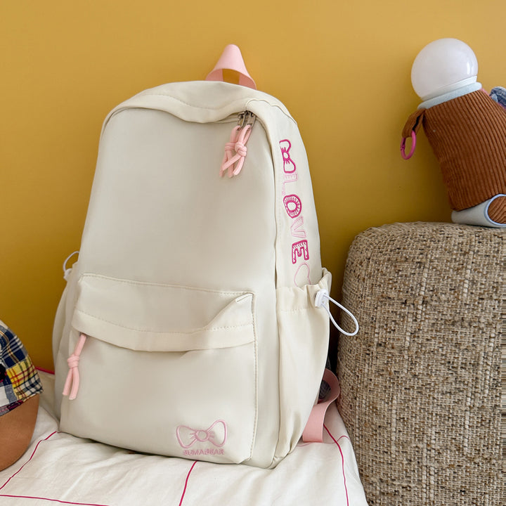 Playful Graphic Embellished Backpack Stornfield