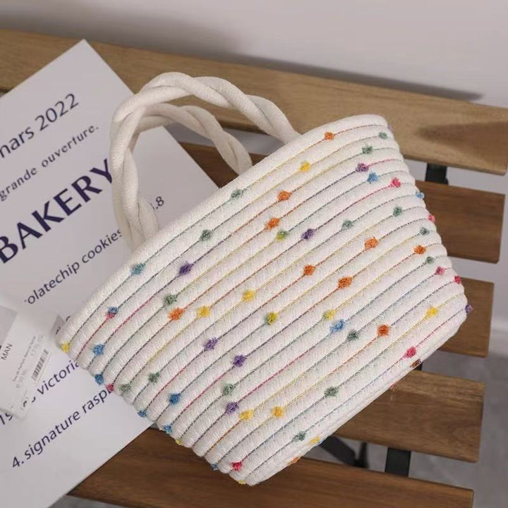 Women's handbag with colorful polka dot design Stornfield