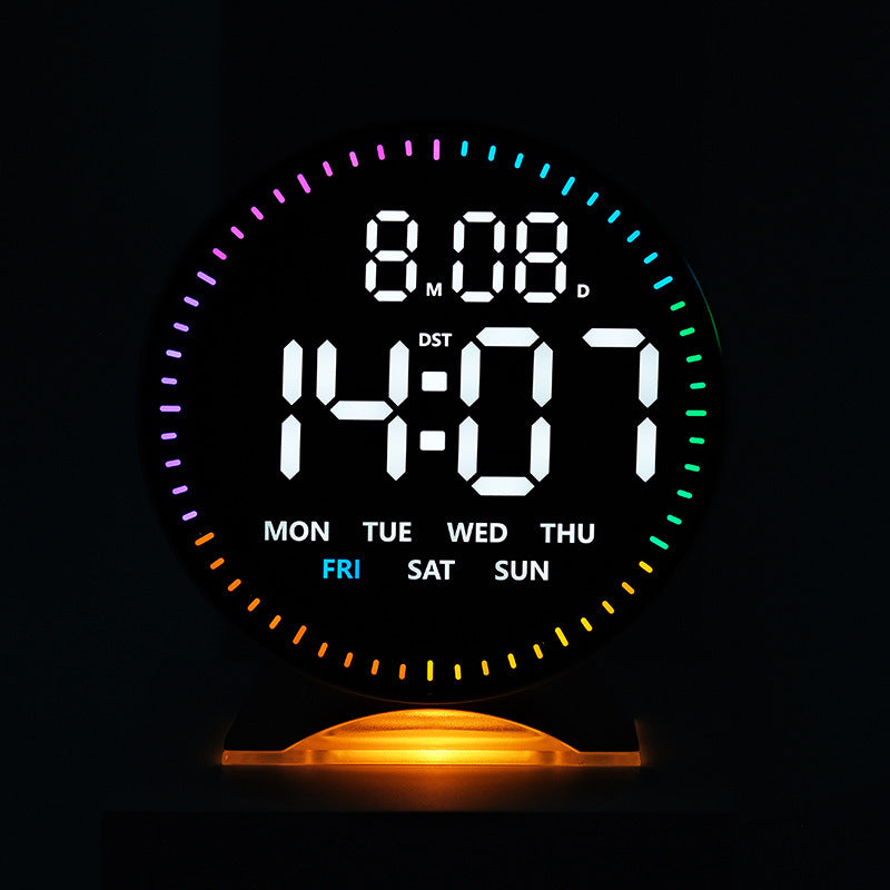 Digital alarm clock with intelligent LED display and multifunctional features Stornfield