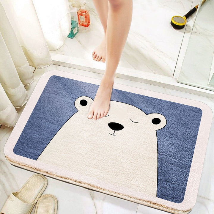 Fun Polar Bear Bath Mat Stornfield