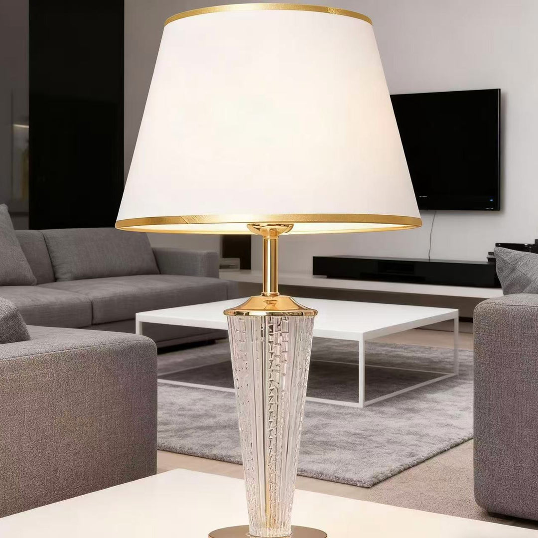 Elegant Crystal Accent Table Lamp