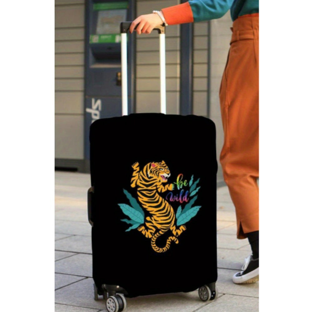 Women's Hardshell Travel Suitcase with Individual Tiger Design Stornfield