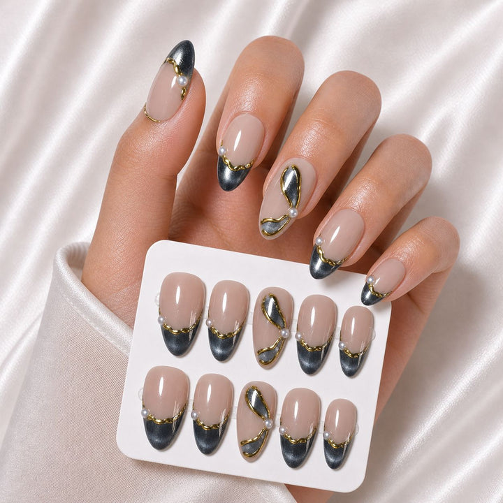 Elegant Press-On Nail Set Stornfield