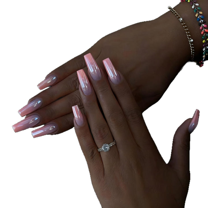 Glossy Ombre Nail Enhancements Stornfield