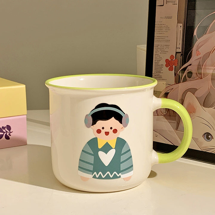 Ceramic mug with cute children's design Stornfield