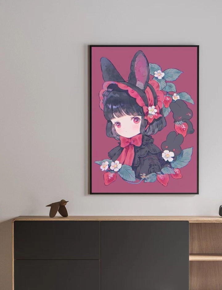 Illustrated Fantasy Character Canvas Art Print Stornfield