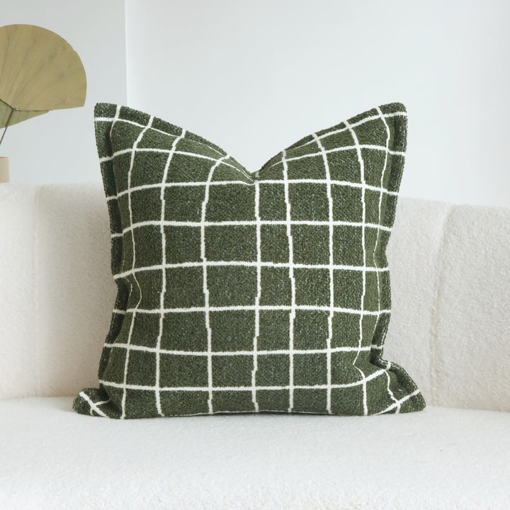 Textured Velvet Accent Cushion for Home Decor