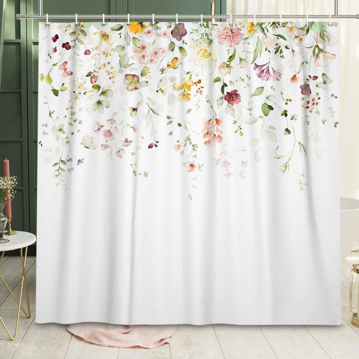 Floral Print Shower Curtain Stornfield