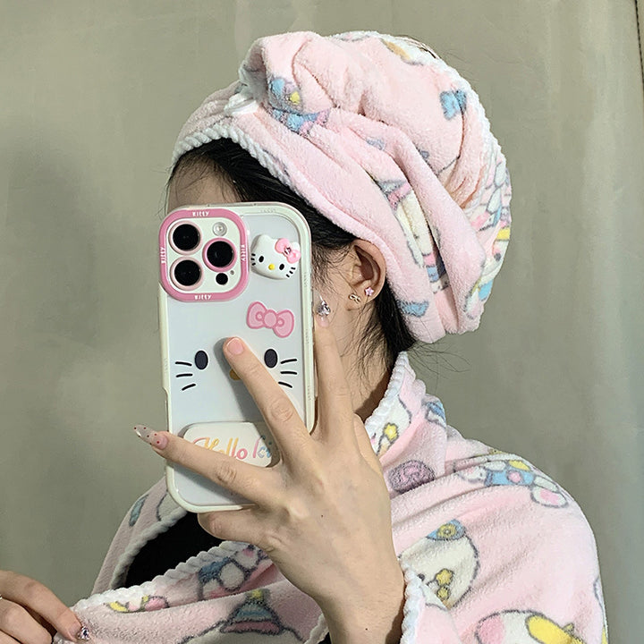 Cuddly blanket with playful animal motif Stornfield